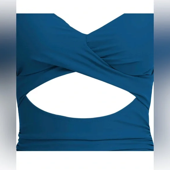 NWT Eomenie Women's One Piece Swimsuits Tummy Control Size XL - Picture 6 of 6